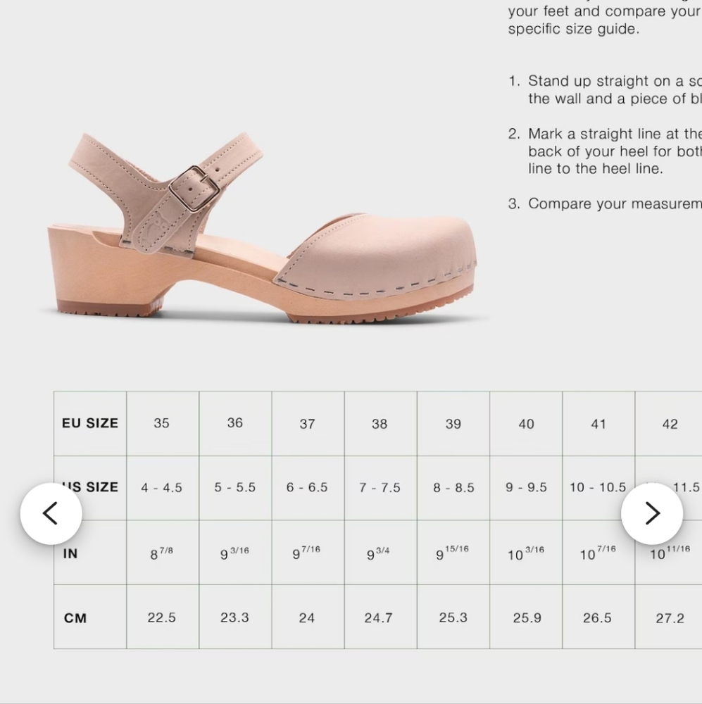 Sandgrens Saragasso Classic Clogs Women's 39 Tan Leather Wooden MaryJane Swedish - Picture 11 of 11